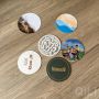 Custom paper Hotel Restaurant Supplies Canteen Tableware Custom Printed Logo Beer Drinks Tea Cup Mat Bra Cup Pad Paper Coasters 