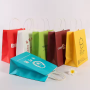 Cheap Price High Quality Small Kraft Paper Bag for Fruits Custom Unique Style Top Grade Big Size Takeaway Paper Bag with Handle