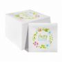 Custom Cocktail Napkins Customized Tissue Printer 33x33 Napkin 2 Ply White Napkins