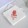 White Eco-friendly Professional Custom bar Dinner Christmas Printed Paper Napkin Colour Match Plastic Packaging Napkins