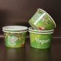 Degradable Custom Printed Milkshake Frozen Yogurt Paper Bowl Disposable Ice Cream Cup Container